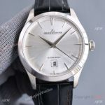 Faux Jaeger-Lecoultre Rose Gold Master Ultra-Thin Silver Dial Watch Citizen Movement